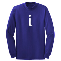 Adult Long Sleeve T Shirt, Inspire "I"_White